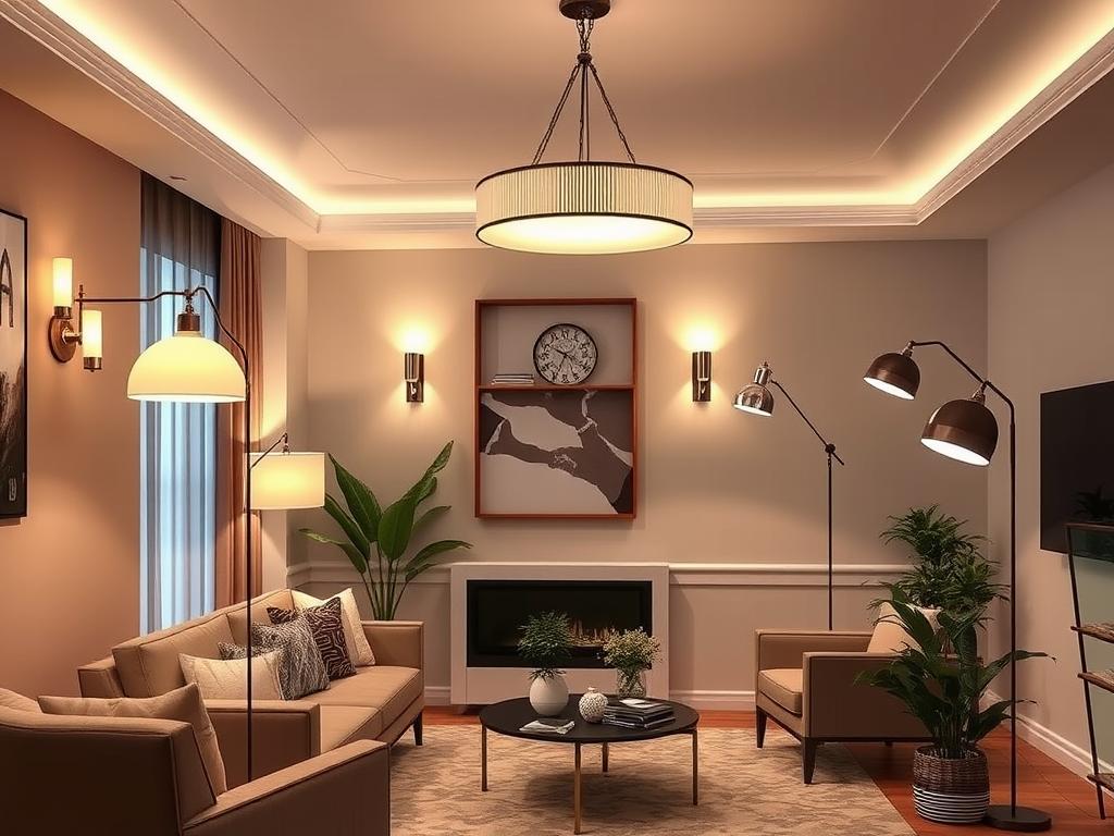 iluminação na decoração
