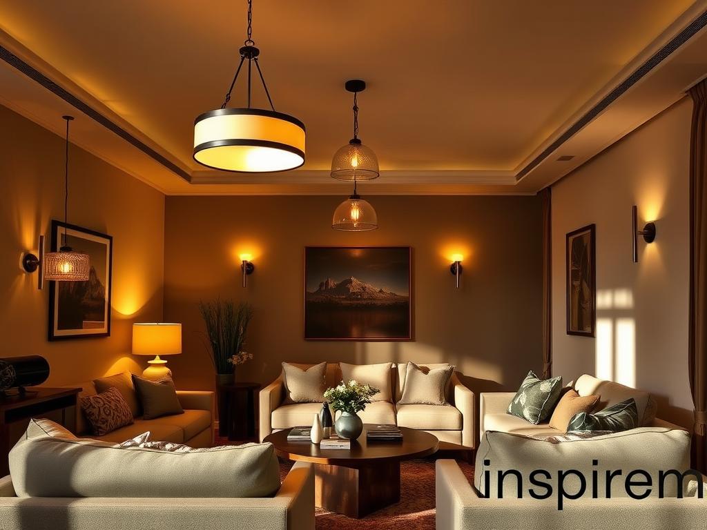 iluminação na decoração