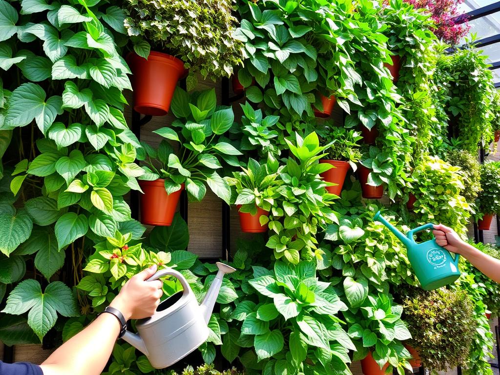manutenção de jardins verticais