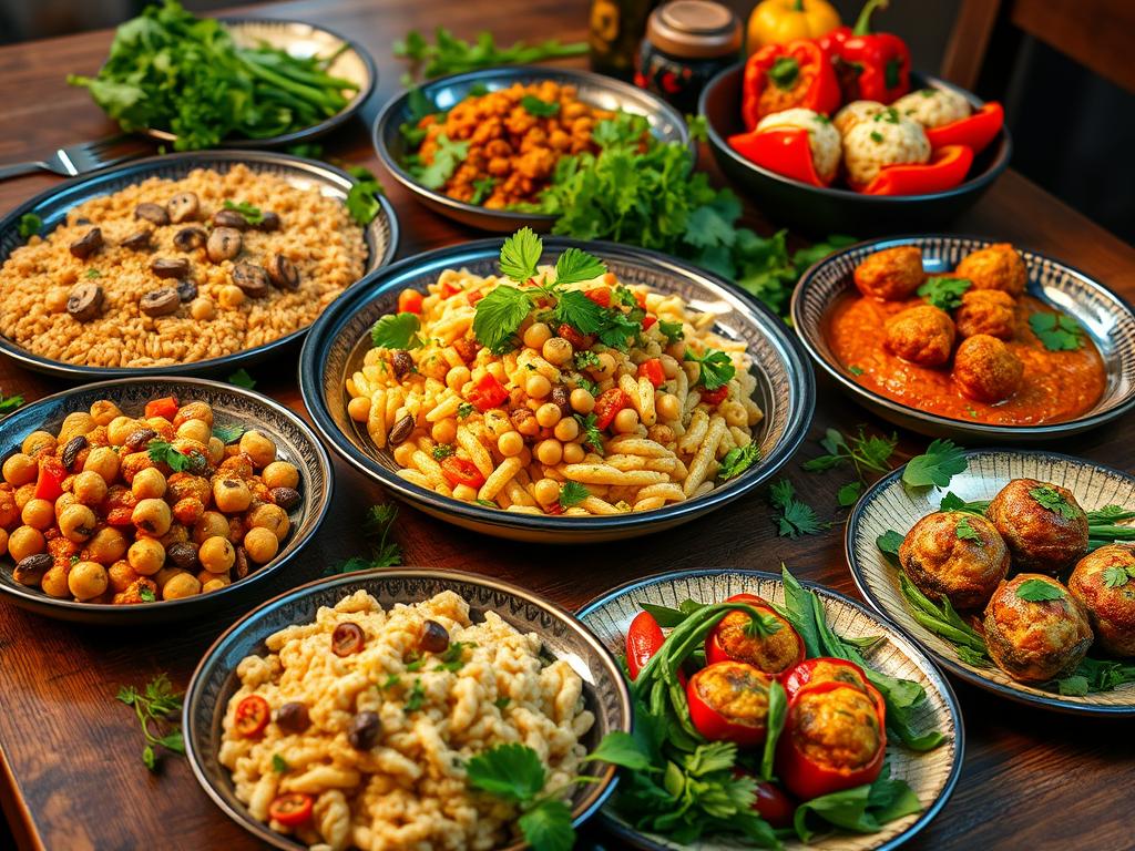 pratos principais veganos